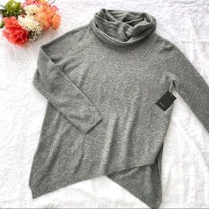 Angeleno Asymmetrical Wool Blend Sweater NWT